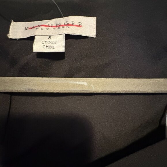 NWT Kay Unger Black Midi Dress | Size 8 | Elegant Cocktail & Evening Wear - Picture 6 of 6